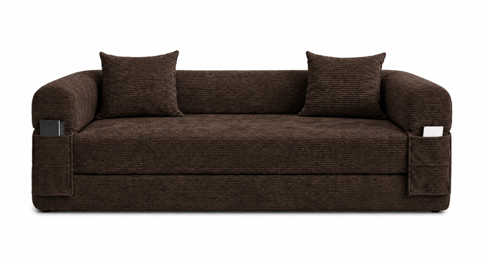 SOFÁ CAMA "OMEGA" - GRIS OSCURO