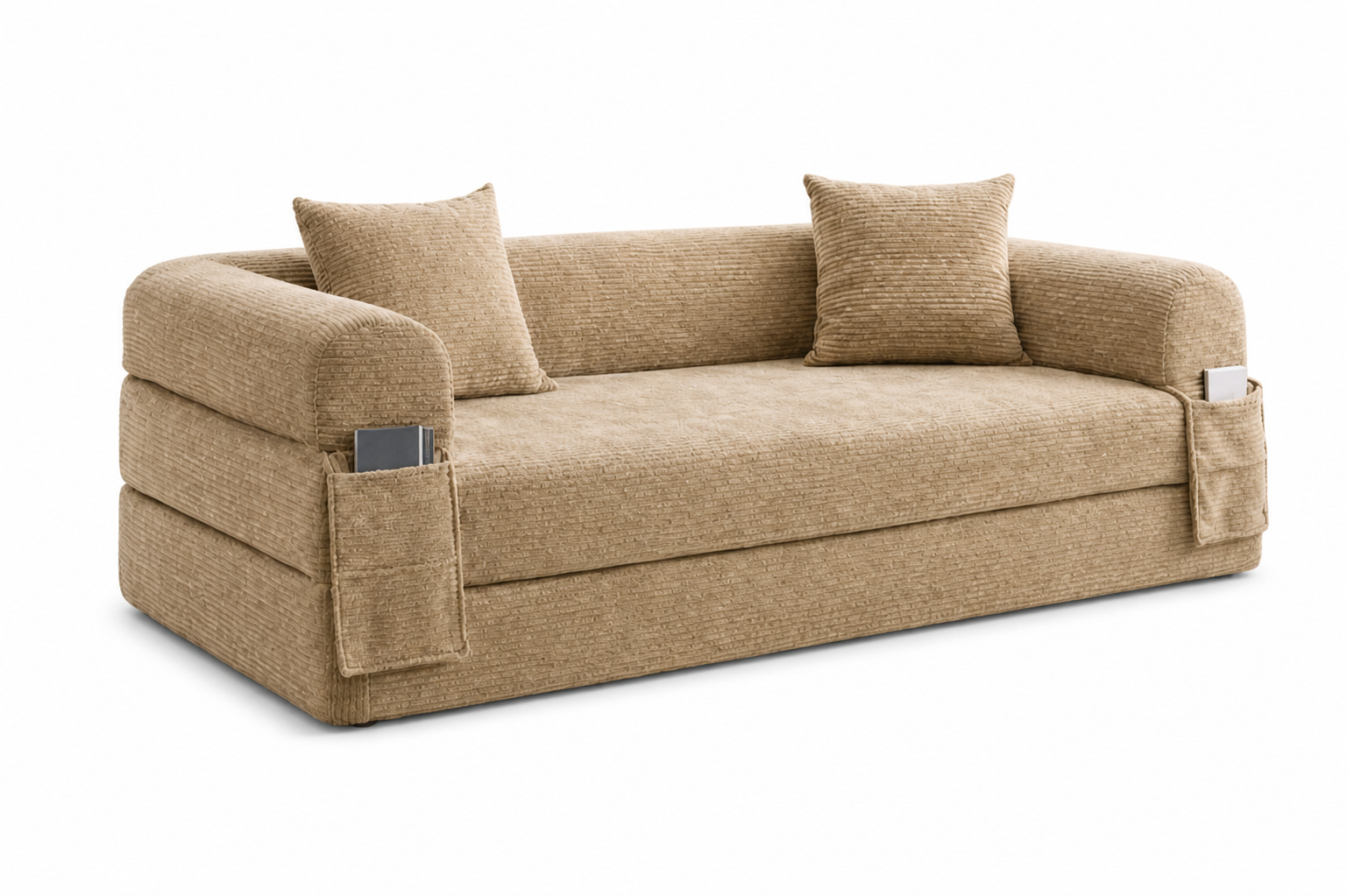 SOFÁ CAMA "OMEGA" - CAPUCCINO