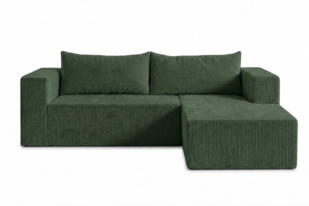 SOFA L "ROMA" - GRIS CLARO