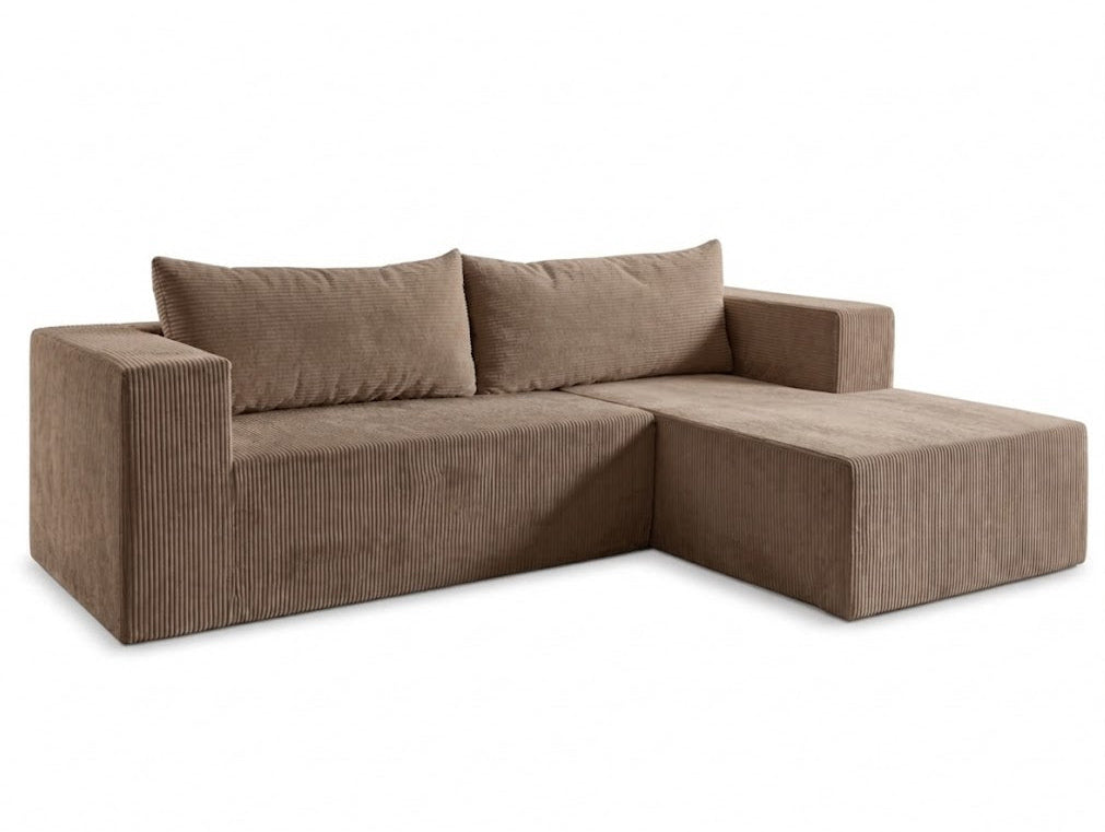SOFA L "ROMA" CAPUCCINO