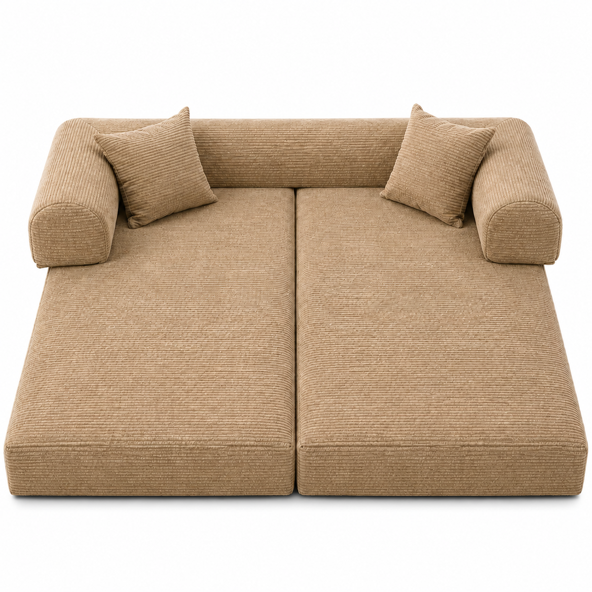 SOFÁ CAMA "OMEGA" - CAPUCCINO
