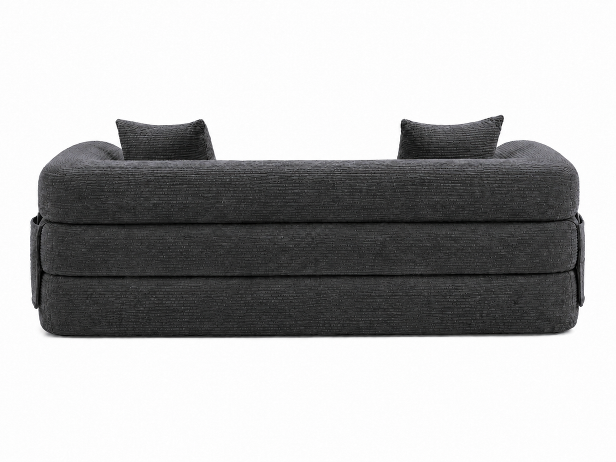 SOFÁ CAMA "OMEGA" - GRIS OSCURO
